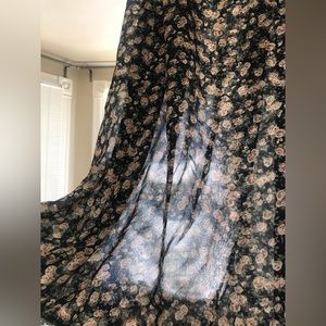 Vintage Sheer 90s Maxi Skirt